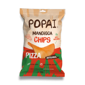 Chips de mandioca - Sabor pizza